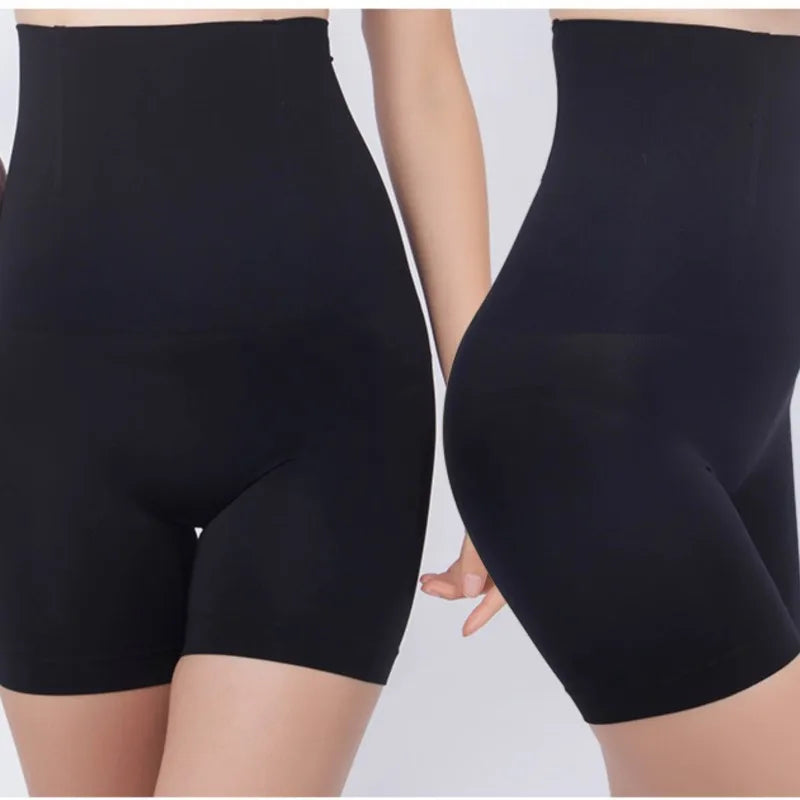 SH-0012 women underwear lady high waist lift hip body shaper plus boxer brief safety pants bundle waist plus size shaping shorts