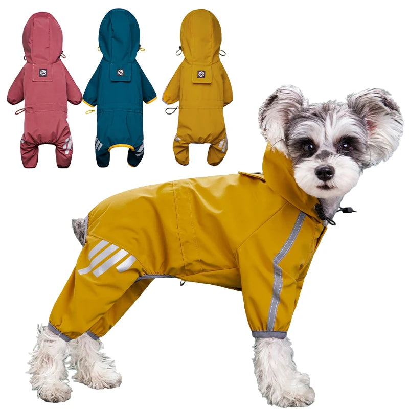 Capa de chuva para cães pequenos