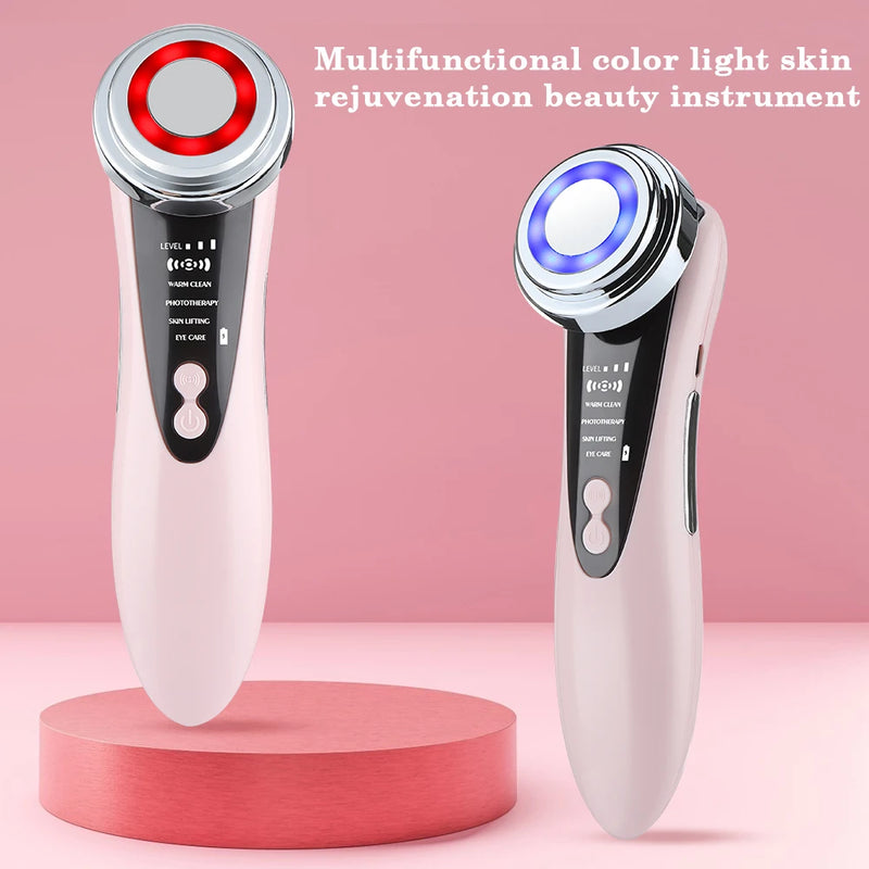 **Massageador Facial Terapia de Luz LED**