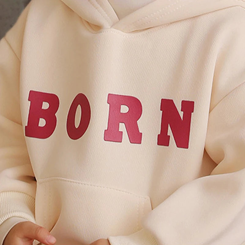 Inverno meninas meninos grosso quente hoodies outono moda.